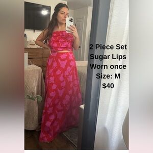 Sugarlips Pink Floral SET